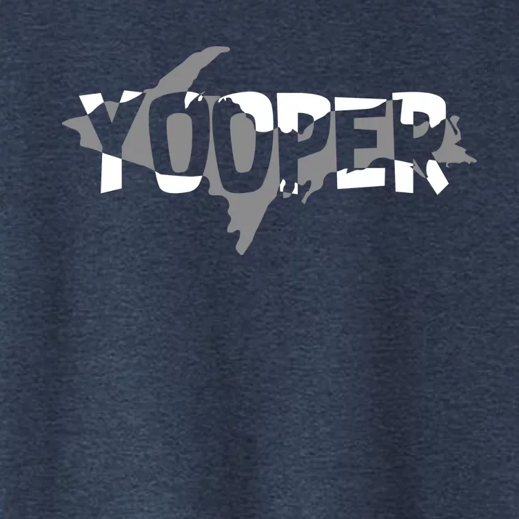 Yooper MI Upper Peninsula Michigan Women's Crop Top Tee