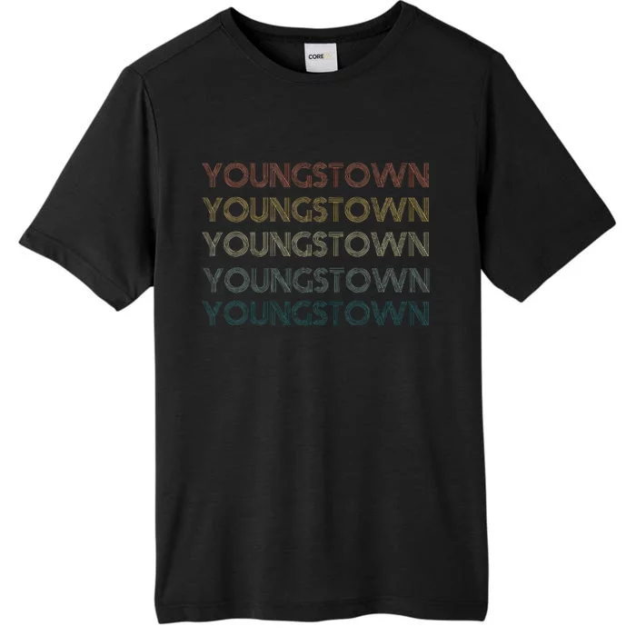 Youngstown Ohio Pride Vintage State Retro 70s Ohio ChromaSoft Performance T-Shirt