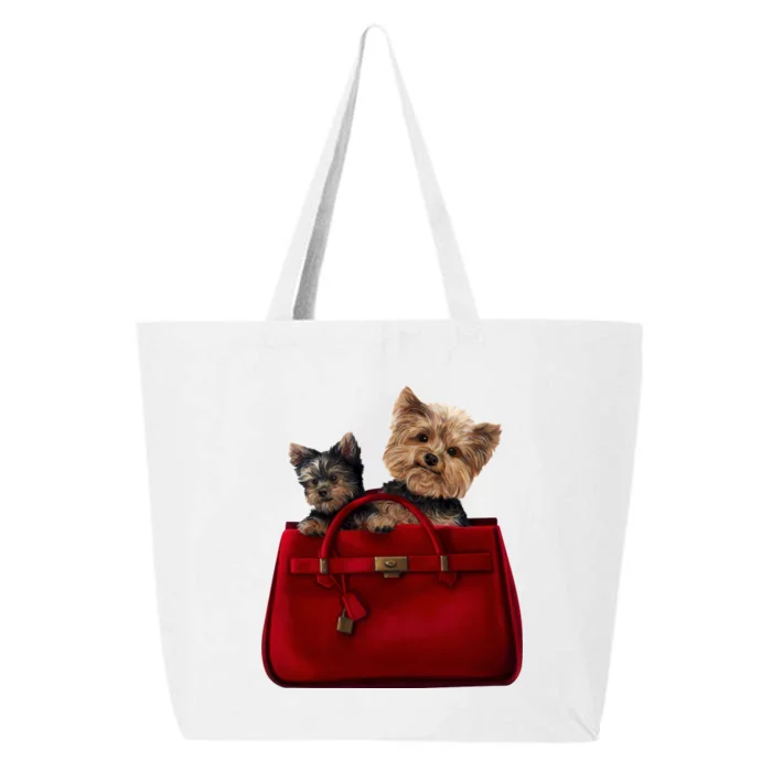 Yorki Dogs in Bag 25L Jumbo Tote