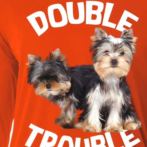 Yorkie Double Trouble Cooling Performance Long Sleeve Crew