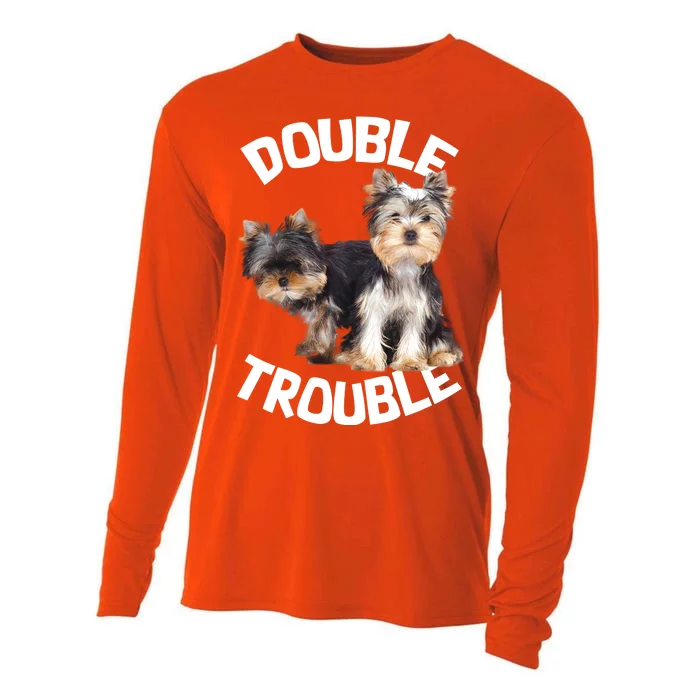 Yorkie Double Trouble Cooling Performance Long Sleeve Crew