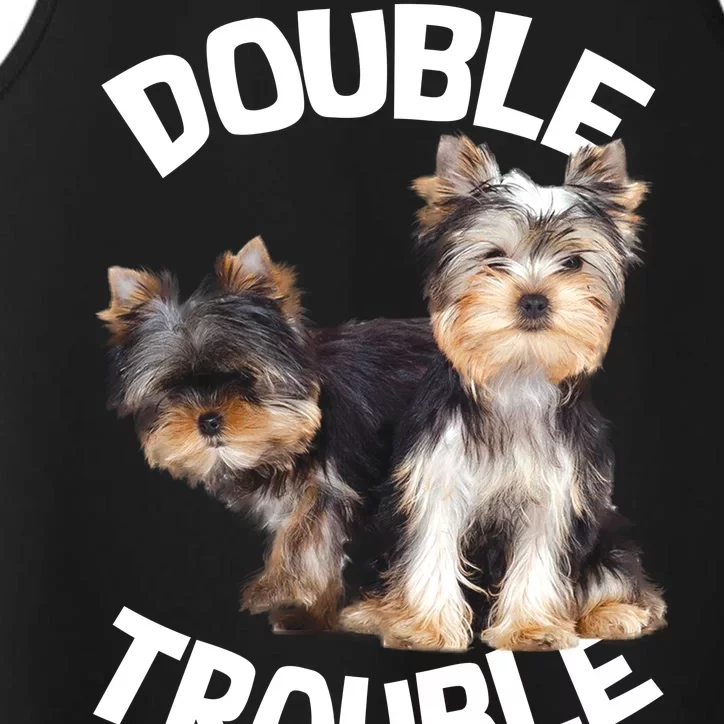 Yorkie Double Trouble Performance Tank