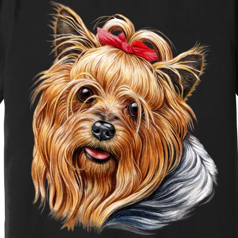 Yorkie Girl Premium T-Shirt