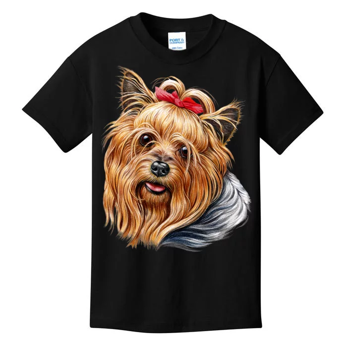 Yorkie Girl Kids T-Shirt