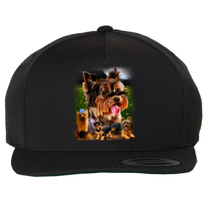 Yorkshire Terrier Wool Snapback Cap