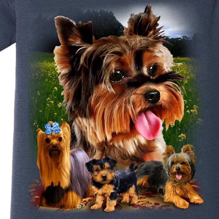 Yorkshire Terrier Baby Bodysuit