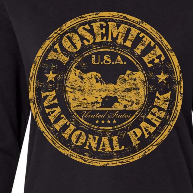 Yosemite National Park Womens Cotton Relaxed Long Sleeve T-Shirt