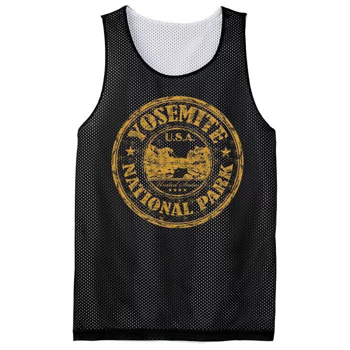 Yosemite National Park Mesh Reversible Basketball Jersey Tank