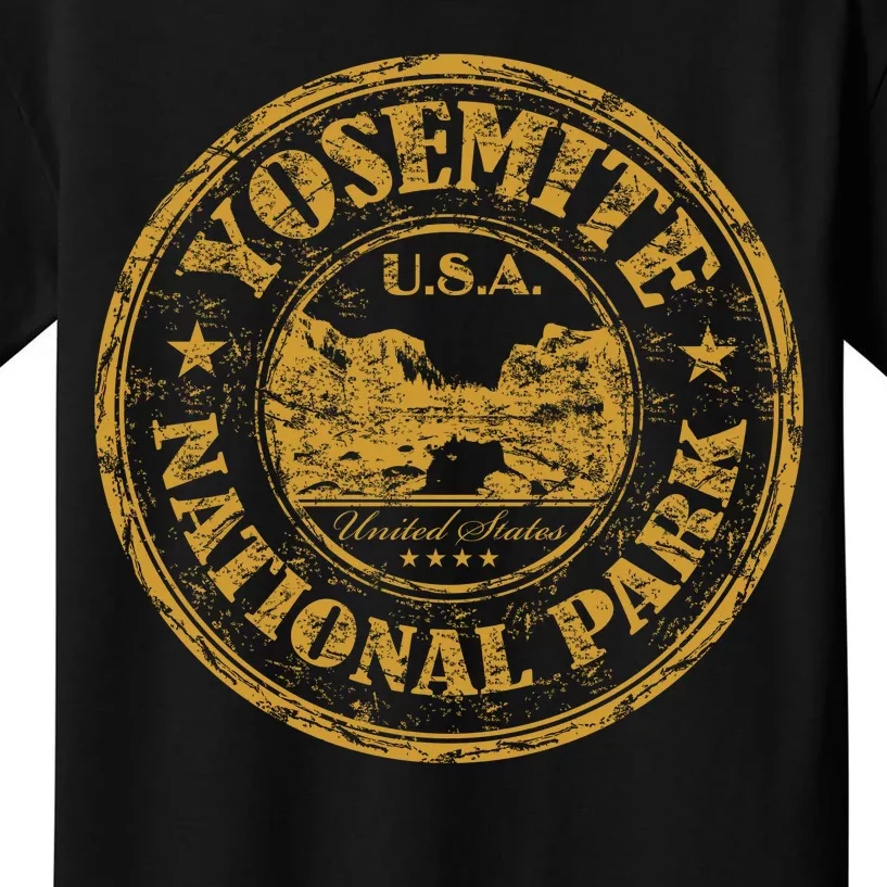 Yosemite National Park Kids T-Shirt