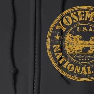 Yosemite National Park Full Zip Hoodie