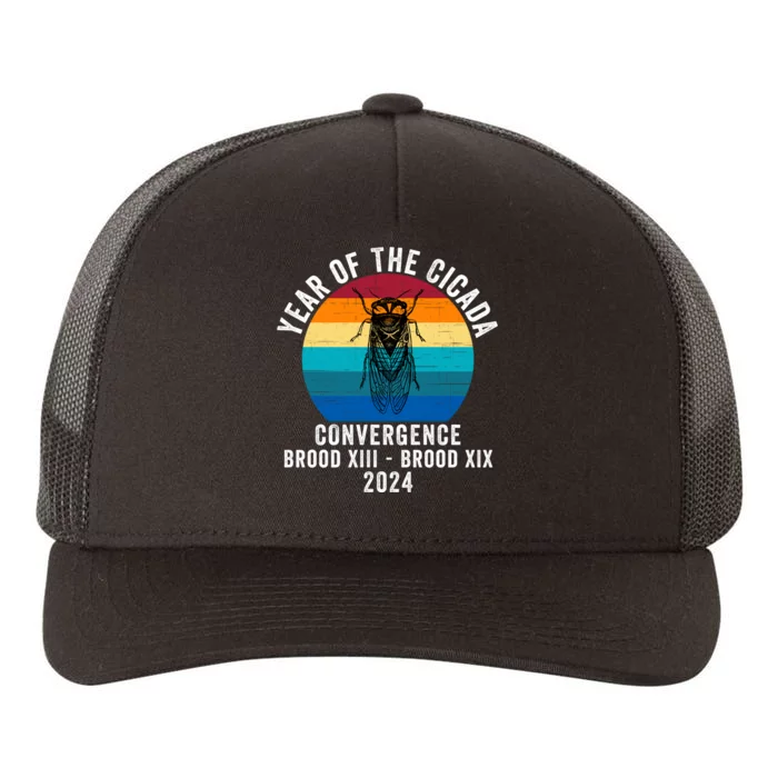 Year Of The Cicada Convergence Brood Xiii Brood Xix 2024 Yupoong Adult 5-Panel Trucker Hat