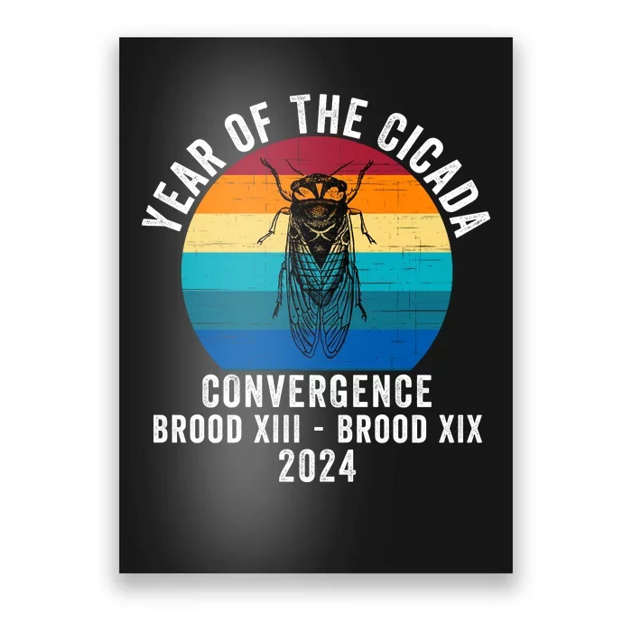 Year Of The Cicada Convergence Brood Xiii Brood Xix 2024 Poster