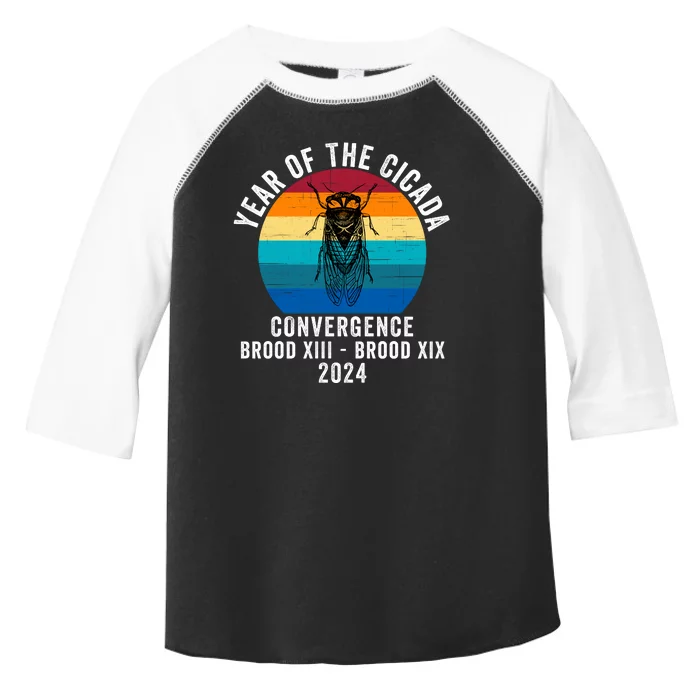 Year Of The Cicada Convergence Brood Xiii Brood Xix 2024 Toddler Fine Jersey T-Shirt