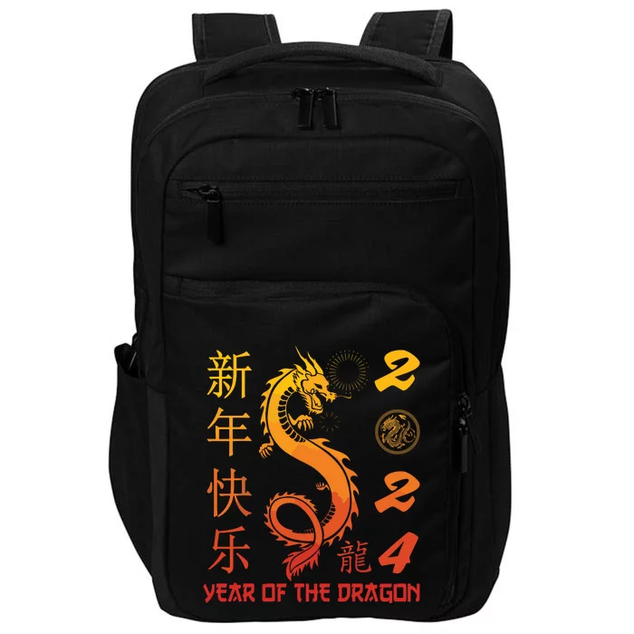 Year Of The Dragon 2024 Zodiac Chinese New Year 2024 Impact Tech Backpack