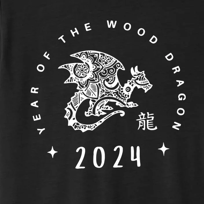 Year Of The Dragon 2024 Zodiac Chinese New Year 2024 ChromaSoft Performance T-Shirt