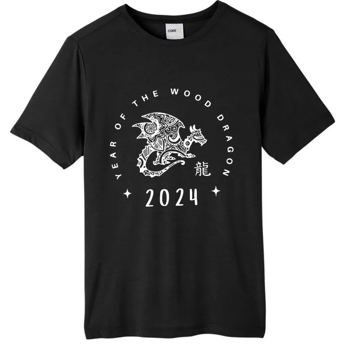 Year Of The Dragon 2024 Zodiac Chinese New Year 2024 ChromaSoft Performance T-Shirt