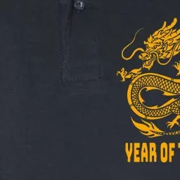 Year Of The Dragon 2024 Lunar New Year Chinese Print Softstyle Adult Sport Polo