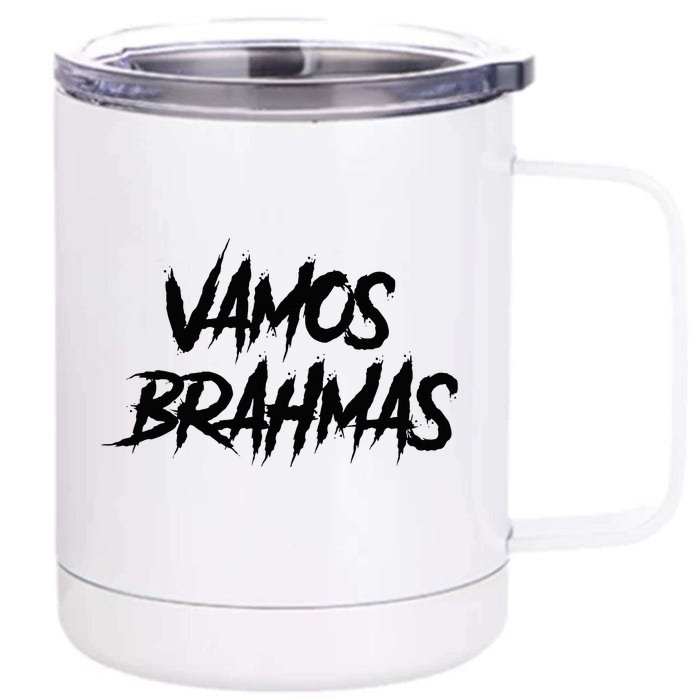 Yellow Out The Dome Brahmas San Antonio Football Tailgate 12 oz Stainless Steel Tumbler Cup