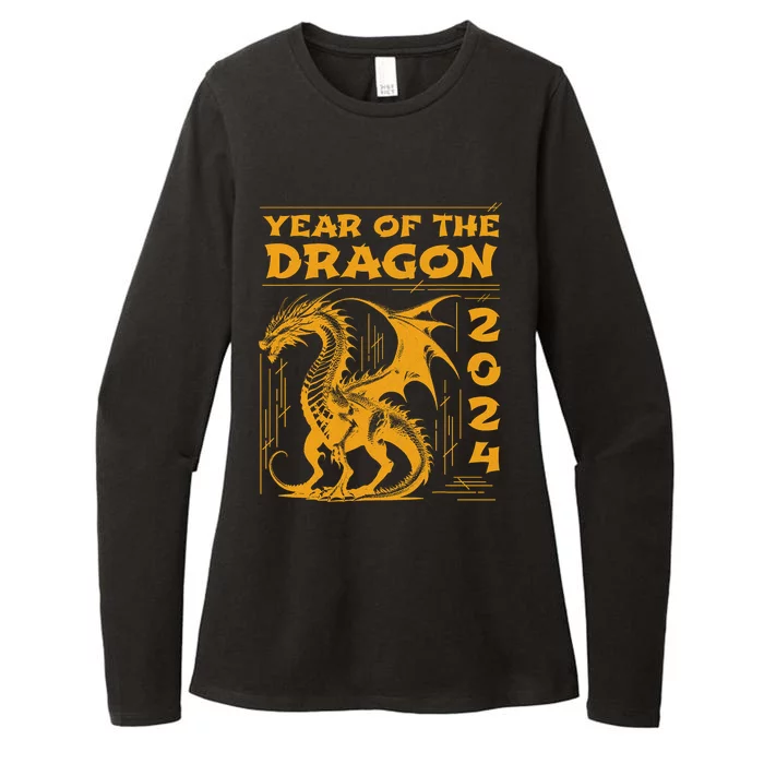 Year Of The Dragon 2024 Lunar New Year Chinese New Year 2024 Womens CVC Long Sleeve Shirt