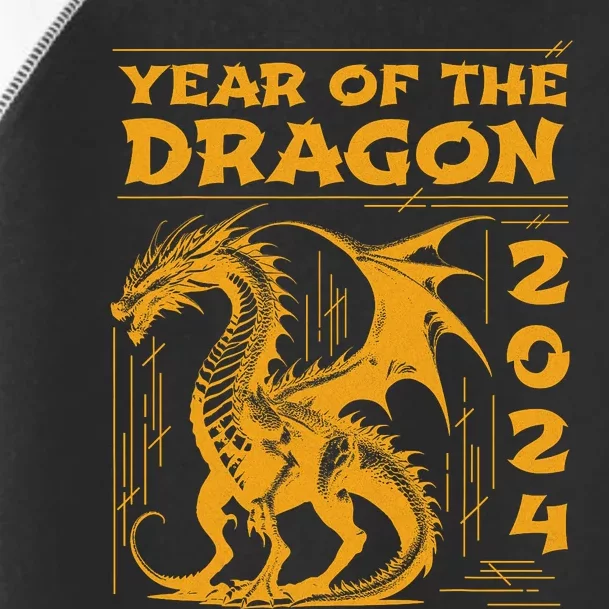 Year Of The Dragon 2024 Lunar New Year Chinese New Year 2024 Toddler Fine Jersey T-Shirt