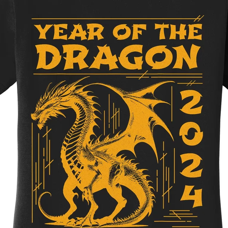 Year Of The Dragon 2024 Lunar New Year Chinese New Year 2024 Women's T-Shirt