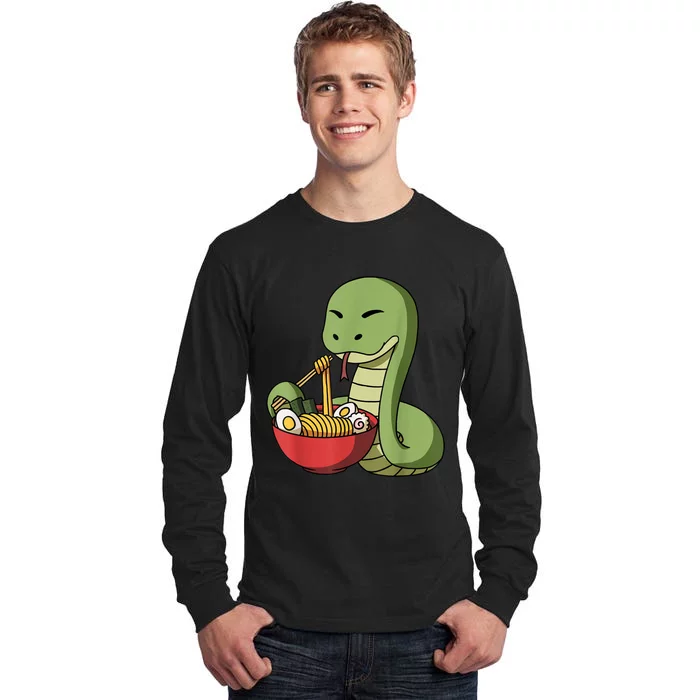 Year Of The Snake Chinese New Year Japanese Ramen Tall Long Sleeve T-Shirt