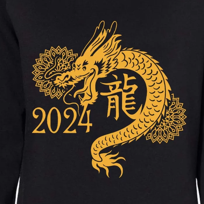 Year Of The Dragon 2024 Chinese New Year Zodiac Lunar Womens California Wash Sweatshirt