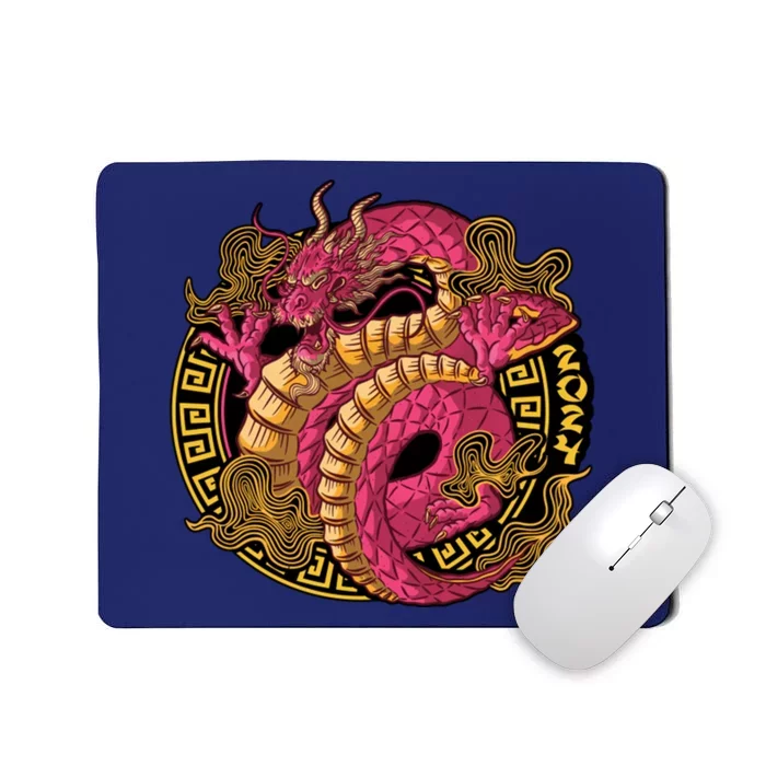 Year Of The Dragon Happy Chinese New Year 2024 Mousepad