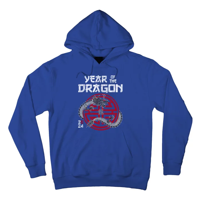 Year Of The Dragon 2024 Zodiac Chinese New Year 2024 Funny Gift Hoodie