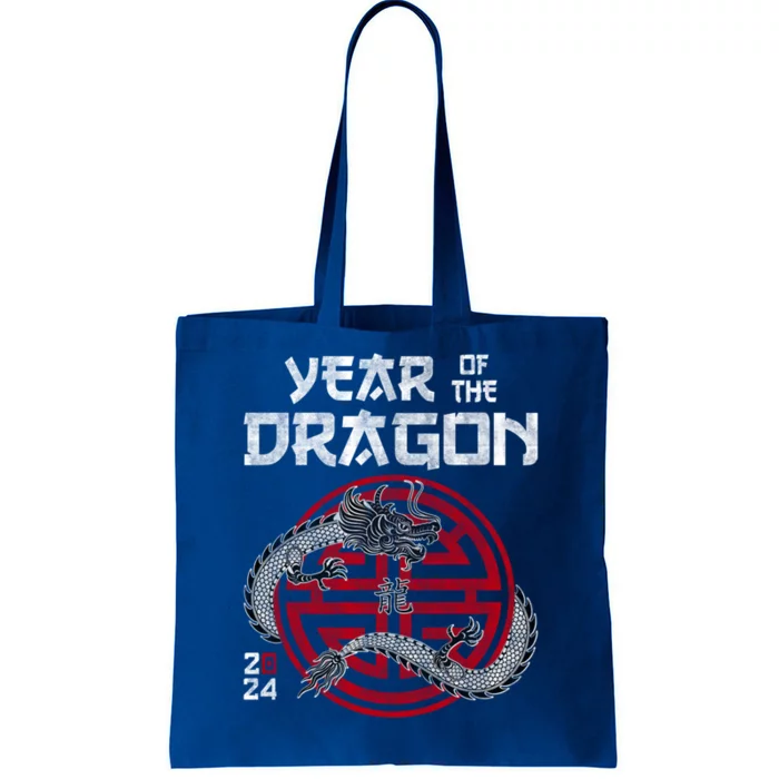 Year Of The Dragon 2024 Zodiac Chinese New Year 2024 Funny Gift Tote Bag