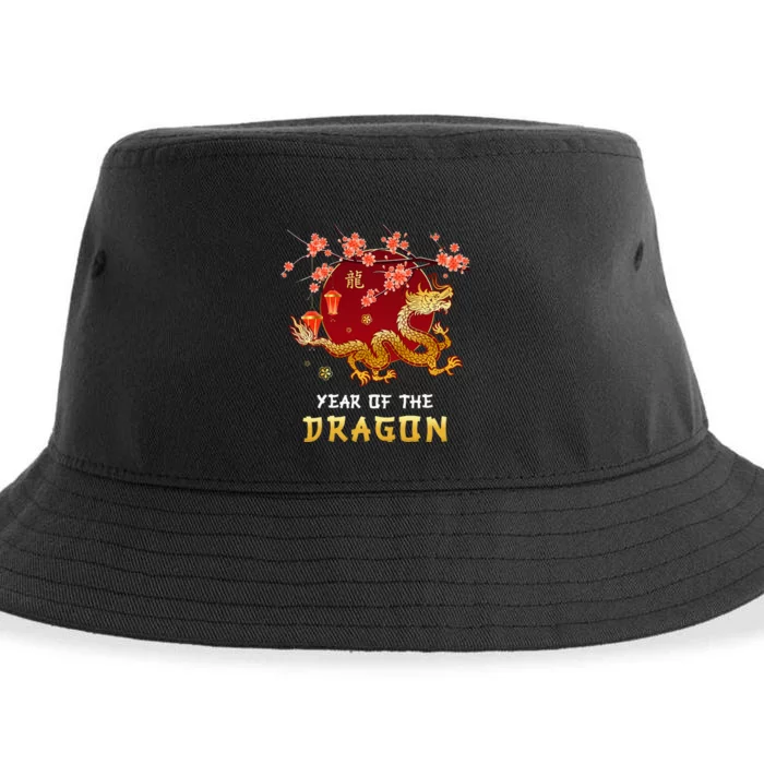 Year Of The Dragon 2024 Lunar New Year Chinese New Year 2024 Sustainable Bucket Hat