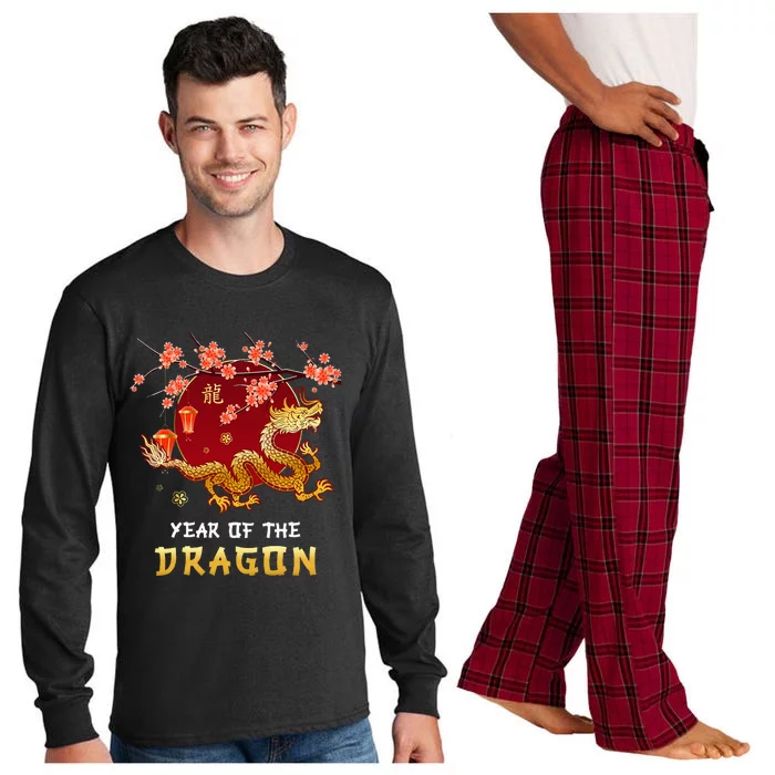 Year Of The Dragon 2024 Lunar New Year Chinese New Year 2024 Long Sleeve Pajama Set