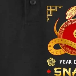 Year Of The Snake 2025 Lunar New Year Chinese New Year 2025 Dry Zone Grid Performance Polo