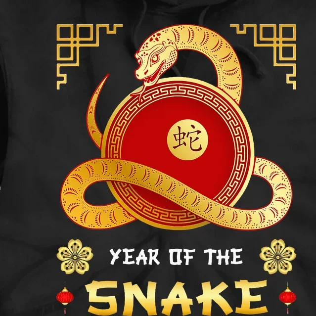 Year Of The Snake 2025 Lunar New Year Chinese New Year 2025 Tie Dye Hoodie