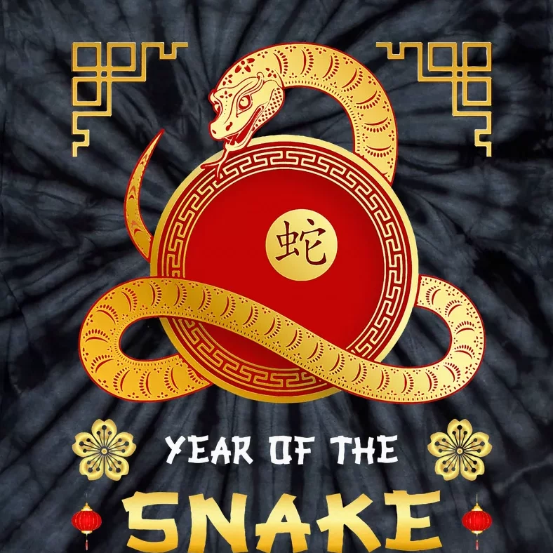 Year Of The Snake 2025 Lunar New Year Chinese New Year 2025 Tie-Dye T-Shirt