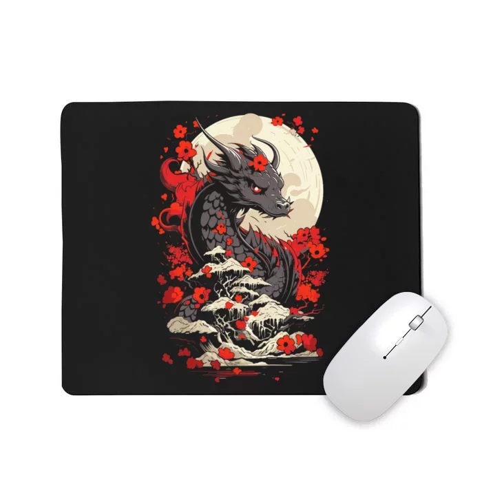 Year Of The Dragon Zodiac Lunar New Year 2024 Mousepad