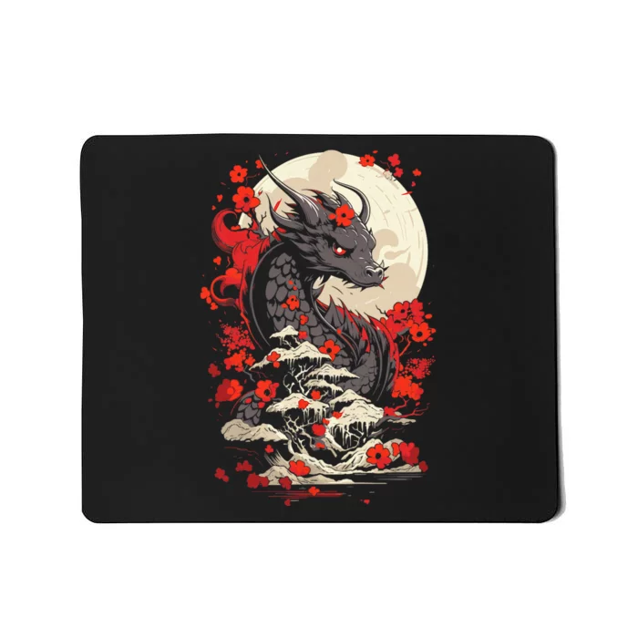 Year Of The Dragon Zodiac Lunar New Year 2024 Mousepad