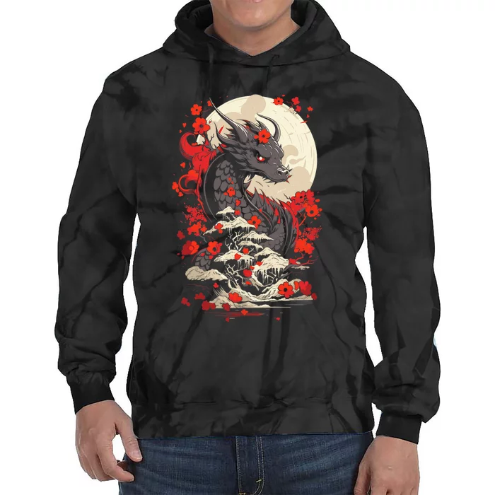 Year Of The Dragon Zodiac Lunar New Year 2024 Tie Dye Hoodie