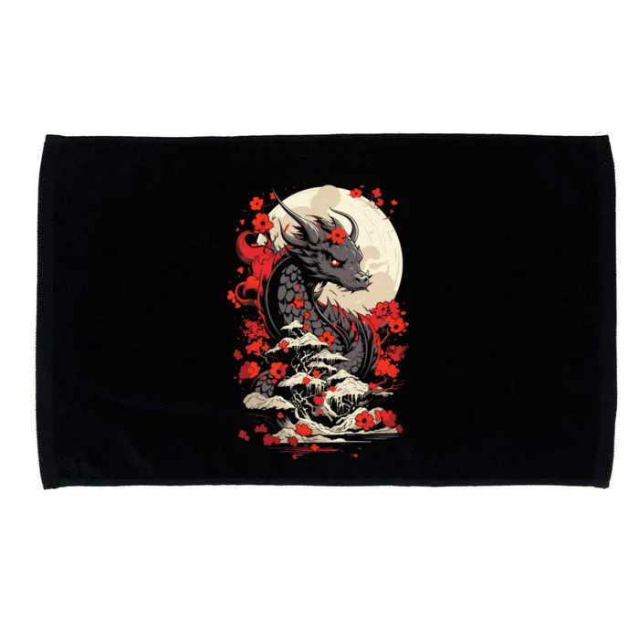 Year Of The Dragon Zodiac Lunar New Year 2024 Microfiber Hand Towel