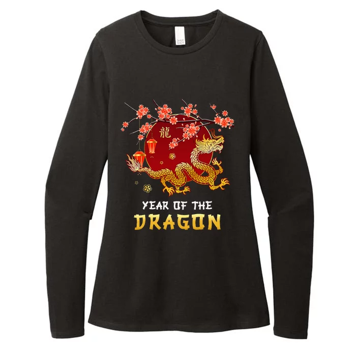 Year Of The Dragon 2024 Lunar New Year Chinese New Year 2024 Womens CVC Long Sleeve Shirt