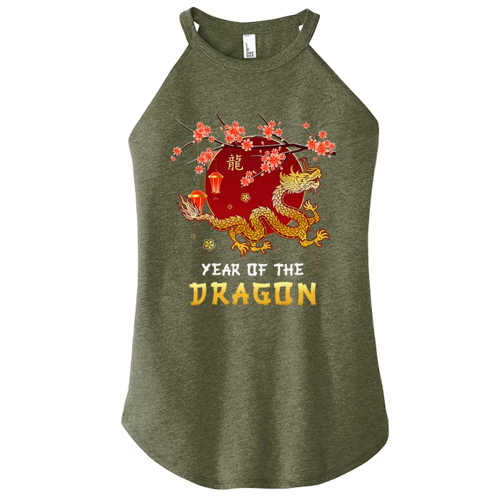 Year Of The Dragon 2024 Lunar New Year Chinese New Year 2024 Women’s Perfect Tri Rocker Tank