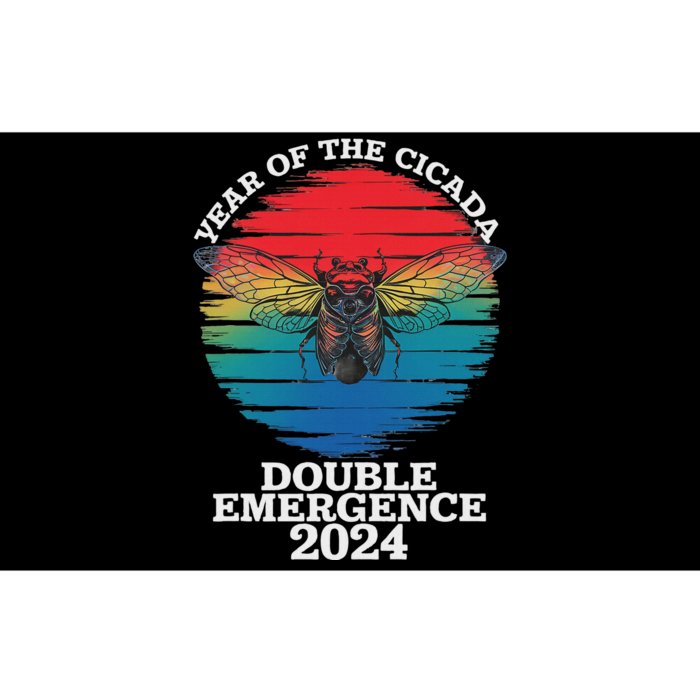 Year Of The Cicada 2024 Cicada Invasion Brood Xix Brood Xiii Bumper Sticker