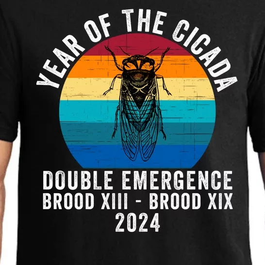 Year Of The Cicada Double Emergence Brood Xiii Brood Xix 2024 Pajama Set