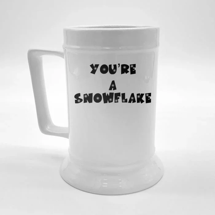 You are a Snowflake - Pro Donald Trump Front & Back Beer Stein