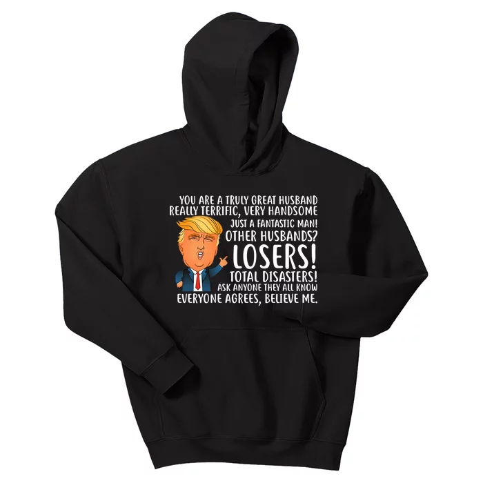 You Are A Truly Great Husband Donald Trump Kids Hoodie