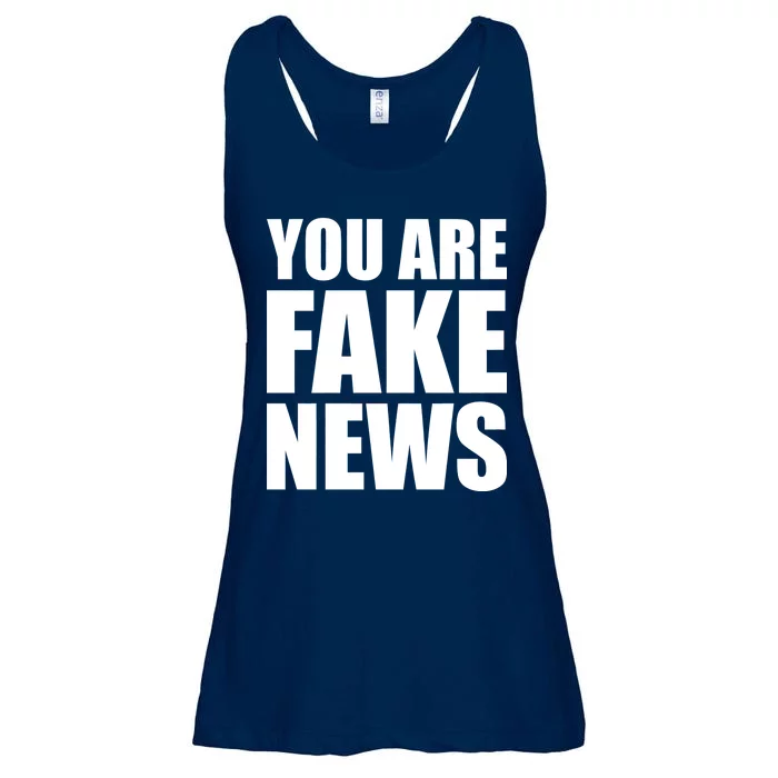 You Are Fake News #FAKENEWS Ladies Essential Flowy Tank