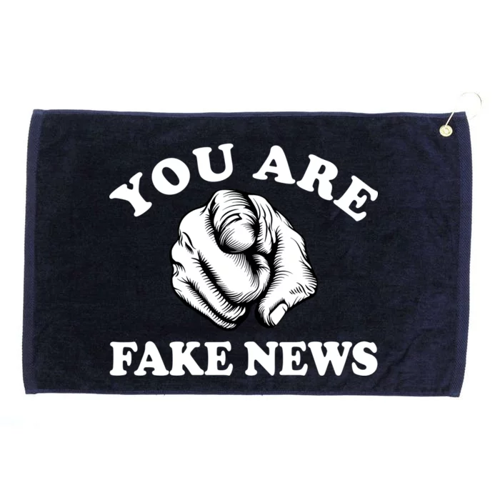 You Are Fake News Funny Trump Political Grommeted Golf Towel