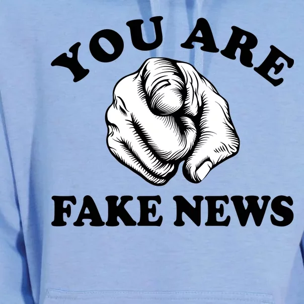 You Are Fake News Funny Trump Political Unisex Surf Hoodie