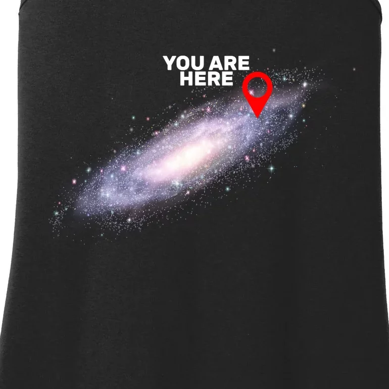 You are Here Galaxy Ladies Essential Tank