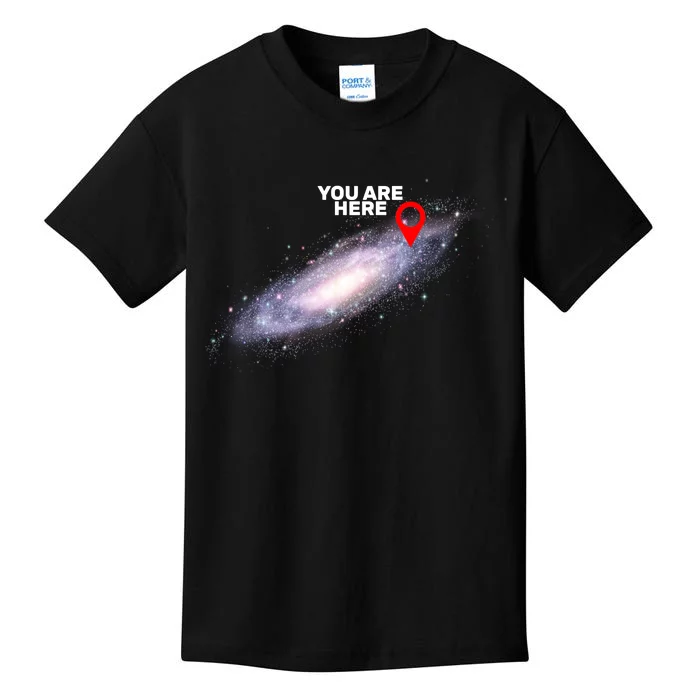 You are Here Galaxy Kids T-Shirt